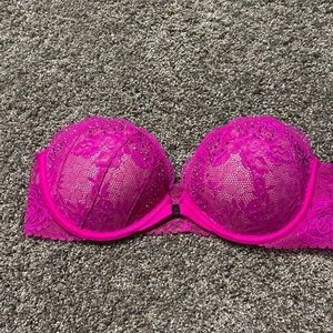 Victoria Secret Strapless Push with Rinestones